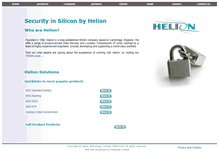Tablet Screenshot of heliontech.com